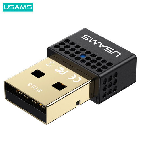 USAMS USB藍牙變壓器5.3 電腦桌上型耳機音箱鼠鍵無線接收發射器5.1