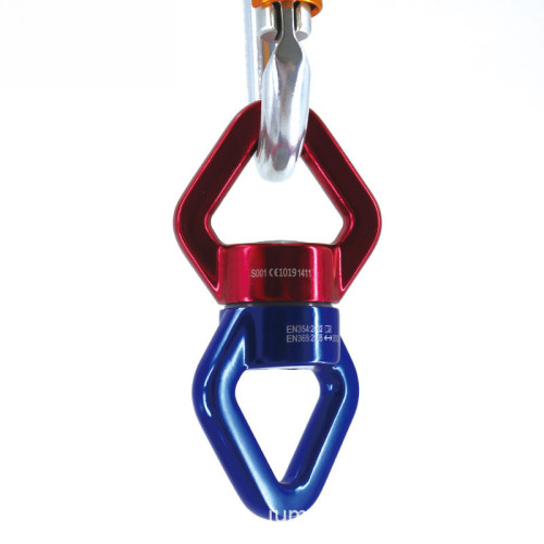 攀岩旋轉連接器空中瑜珈吊床戶外攀岩萬向輪固定連接器雙向吊重輪 攀岩旋轉連接器空中瑜珈吊床戶外攀岩萬向輪固定連接器雙向吊重輪