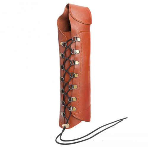 PU反曲美獵羅賓漢射箭護手護臂反曲馬術射箭袖套運動護具勁腕護臂