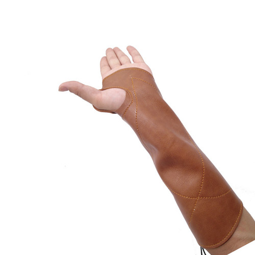 PU反曲美獵羅賓漢射箭護手護臂反曲馬術射箭袖套運動護具勁腕護臂