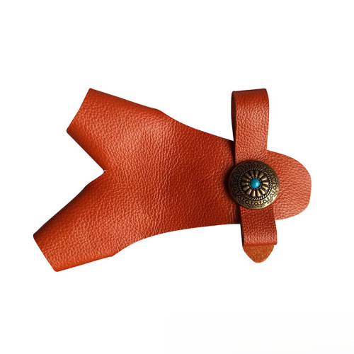 射箭護具射擊牛皮護手傳統射箭護具射箭護手套戶外射箭手指保護套