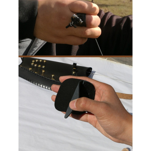 戶外射擊射箭保護用具超厚下三指護指光弓護指牛皮競技反曲弓弓箭 戶外射擊射箭保護用具超厚下三指護指光弓護指牛皮競技反曲弓弓箭