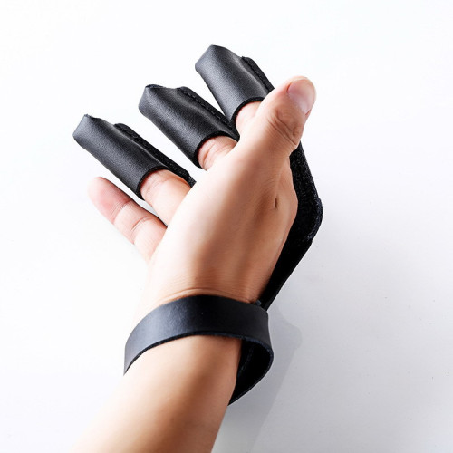 棕色牛皮護指射擊射箭傳統反曲弓箭護具三指弓箭射箭競技手部護具 棕色牛皮護指射擊射箭傳統反曲弓箭護具三指弓箭射箭競技手部護具