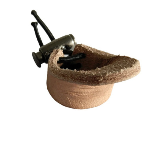 超厚牛皮扳指戶外射擊防護用品棕色牛皮扳指套蒙古式射擊大拇指套 超厚牛皮扳指戶外射擊防護用品棕色牛皮扳指套蒙古式射擊大拇指套