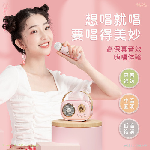 新品C20迷你藍牙K歌音箱家庭戶外娛樂無線麥克風音響零售 新品C20迷你藍牙K歌音箱家庭戶外娛樂無線麥克風音響零售