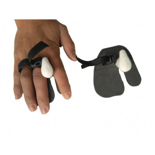 雙層牛皮護指戶外射擊射箭比賽護具戶外射擊護具傳統弓箭雙層加厚