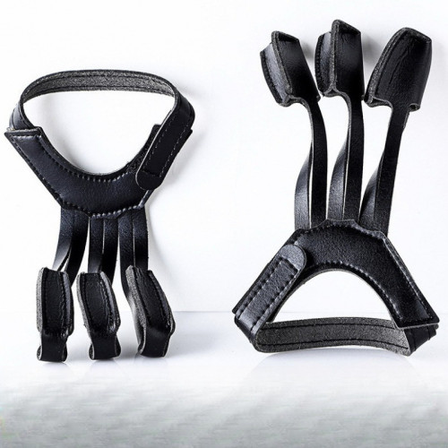 三指黑色超纖護指射擊射箭傳統反曲射箭射擊護具弓箭地中海防護套 三指黑色超纖護指射擊射箭傳統反曲射箭射擊護具弓箭地中海防護套