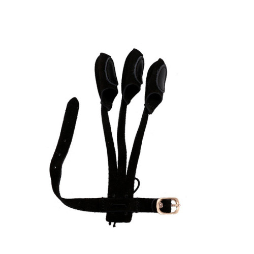 黑色反絨毛護指射箭傳統反曲弓箭傳統美獵三指護指地中海式護指套 黑色反絨毛護指射箭傳統反曲弓箭傳統美獵三指護指地中海式護指套