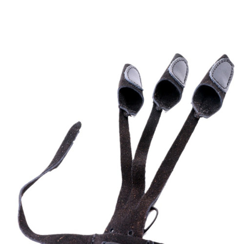 黑色反絨毛護指射箭傳統反曲弓箭傳統美獵三指護指地中海式護指套 黑色反絨毛護指射箭傳統反曲弓箭傳統美獵三指護指地中海式護指套