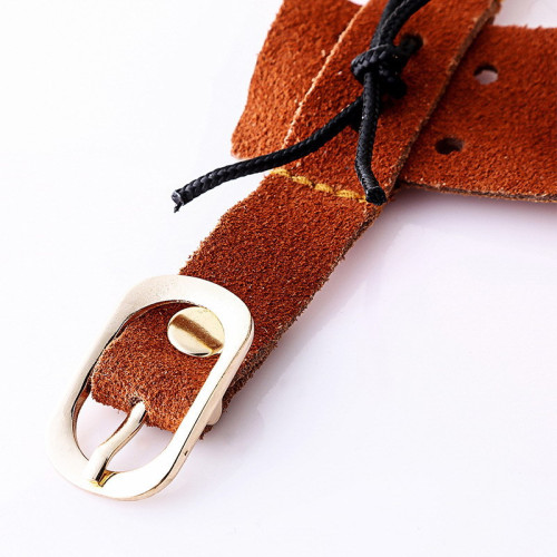 棕色反絨毛護指射箭傳統反曲弓箭反絨三指護野外獵弓護臂反曲弓箭