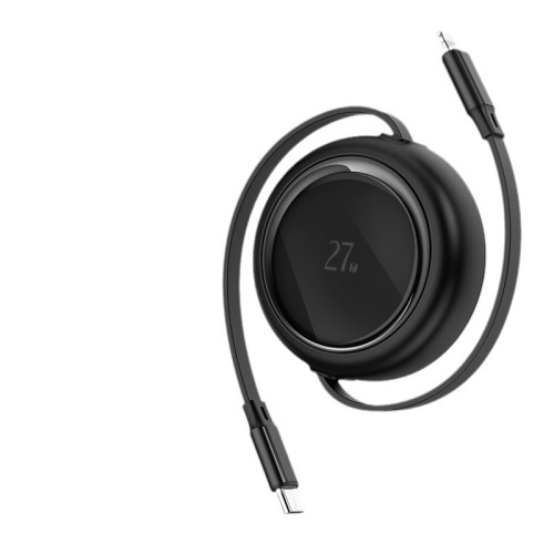 100W伸縮手機數據線適用於蘋果iPhone15伸縮單頭充電線手機快充 100W伸縮手機數據線適用於蘋果iPhone15伸縮單頭充電線手機快充