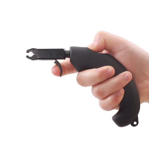 弓箭複合握式撒放器合金頭橡膠把射擊弓箭射箭器材握式撒放器三指 弓箭複合握式撒放器合金頭橡膠把射擊弓箭射箭器材握式撒放器三指