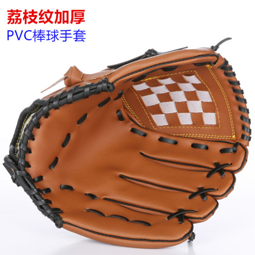 JR仿牛皮棒球手套加厚PVC壘球投手手套成人少年兒童結實耐用柔靭 JR仿牛皮棒球手套加厚PVC壘球投手手套成人少年兒童結實耐用柔靭