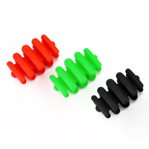 弓片橡膠減震膠黑色複合弓片減震器毛毛蟲減震膠射箭減少弓片震動