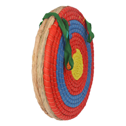 厚6cm草靶弓箭室內室外景區射擊靶子 稻草編射擊器材箭館靶全環靶