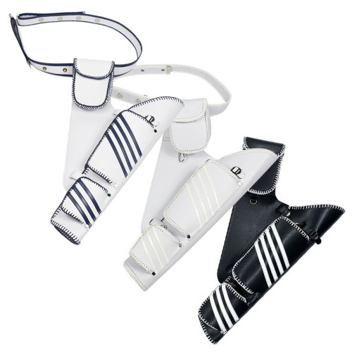 射箭箭袋腰跨箭壺競技箭袋競技運動比賽箭袋皮革材質箭囊戶外射箭