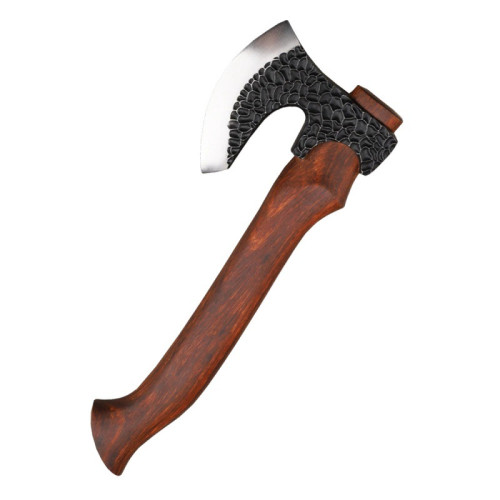 JR戶外露營小斧頭手工鍛打微粒黃檀木柄工兵斧頭野營野炊砍骨砍木 JR戶外露營小斧頭手工鍛打微粒黃檀木柄工兵斧頭野營野炊砍骨砍木