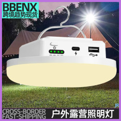 JR戶外露營照明燈超長續航超亮暖黃光野營帳篷燈地攤夜市燈露營燈