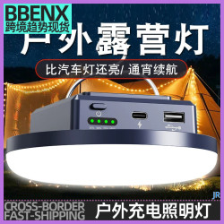 JR戶外充電照明燈超長續航超亮露營燈野營帳篷營地燈停電應急燈具
