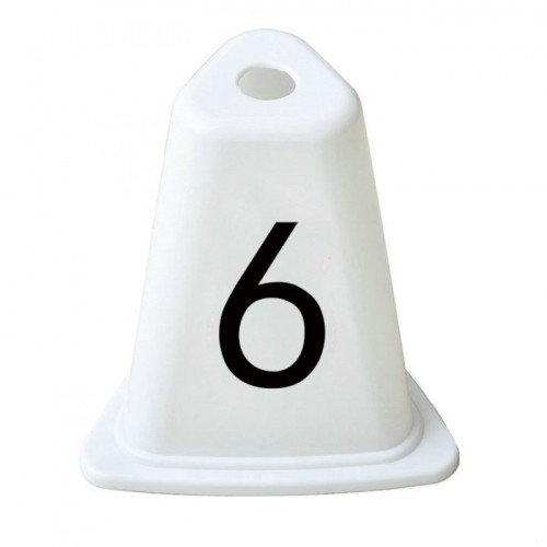 ABS道次墩塑膠三角形道次牌1-8號田徑跑道分道牌短跑長跑分道桶牌 ABS道次墩塑膠三角形道次牌1-8號田徑跑道分道牌短跑長跑分道桶牌