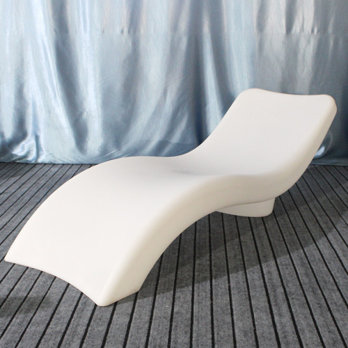 LED發光躺椅戶外泳池沙發庭院溫泉單人沙灘椅網紅充電防水休息椅 LED發光躺椅戶外泳池沙發庭院溫泉單人沙灘椅網紅充電防水休息椅