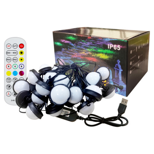 LEDUSB5V戶外氛圍燈串野外露營七彩燈廣告婚慶節日裝飾燈串掛鉤款 LEDUSB5V戶外氛圍燈串野外露營七彩燈廣告婚慶節日裝飾燈串掛鉤款