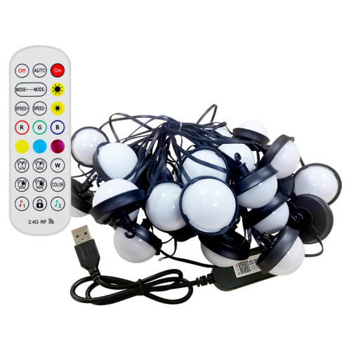 LEDUSB5V戶外氛圍燈串野外露營七彩燈廣告婚慶節日裝飾燈串掛鉤款 LEDUSB5V戶外氛圍燈串野外露營七彩燈廣告婚慶節日裝飾燈串掛鉤款