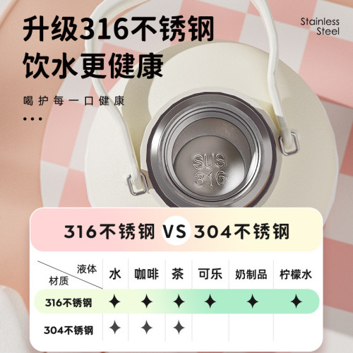 316不鏽鋼保溫杯大容量大肚孕婦兒童可攜式吸管水壺新款水杯保溫壺 316不鏽鋼保溫杯大容量大肚孕婦兒童可攜式吸管水壺新款水杯保溫壺