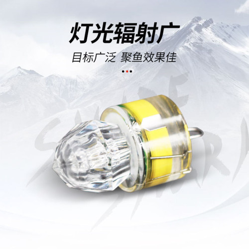 漁具深海鑽石夜釣 LED水下誘魚燈水中燈發光誘魚器聚集魚燈閃爍燈