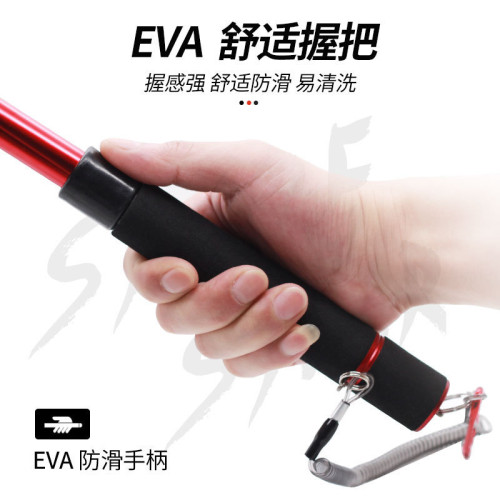 鋁合金抄網防掛帶定位伸縮抄網桿鱸魚抄網網兜撈魚海釣可攜式手抄網 鋁合金抄網防掛帶定位伸縮抄網桿鱸魚抄網網兜撈魚海釣可攜式手抄網