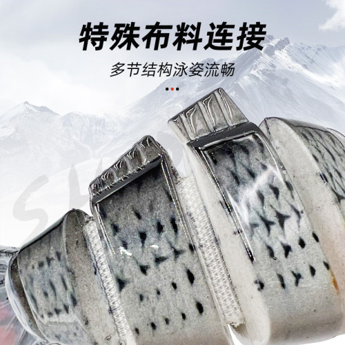 路亞多節魚餌10cm 下沉仿生6節硬餌仿真假餌斷節硬餌釣魚漁具假餌 路亞多節魚餌10cm 下沉仿生6節硬餌仿真假餌斷節硬餌釣魚漁具假餌