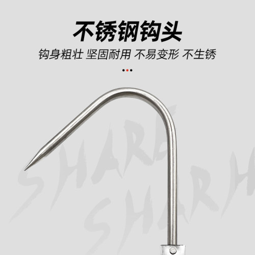 不鏽鋼伸縮式勾魚器刨鉤撈魚鉤起魚器鉤伸縮釣魚器冰釣船釣搭魚鉤 不鏽鋼伸縮式勾魚器刨鉤撈魚鉤起魚器鉤伸縮釣魚器冰釣船釣搭魚鉤
