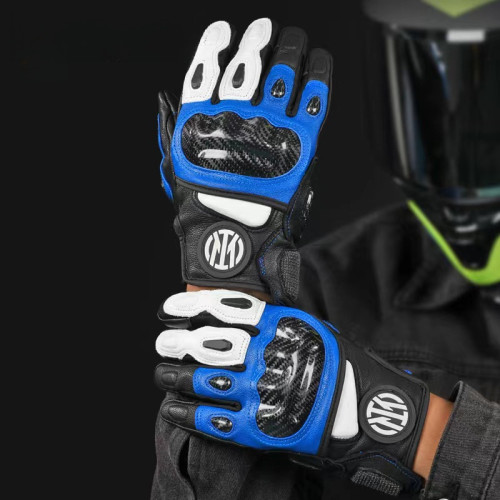 摩托車冬季真皮手套戶外越野靈敏觸控螢幕手套機車碳纖維手套護掌護指 摩托車冬季真皮手套戶外越野靈敏觸控螢幕手套機車碳纖維手套護掌護指