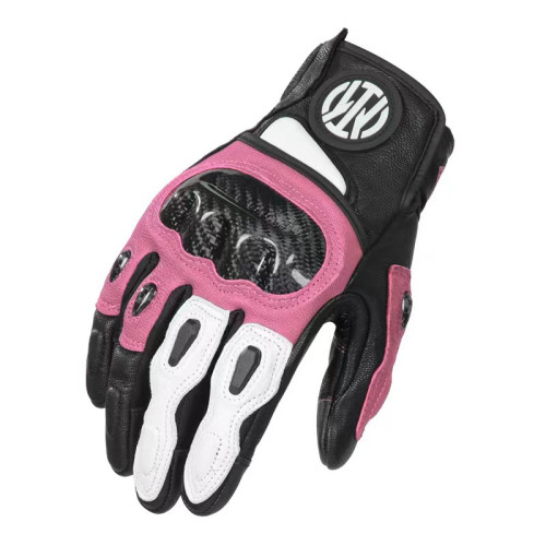 摩托車冬季真皮手套戶外越野靈敏觸控螢幕手套機車碳纖維手套護掌護指 摩托車冬季真皮手套戶外越野靈敏觸控螢幕手套機車碳纖維手套護掌護指