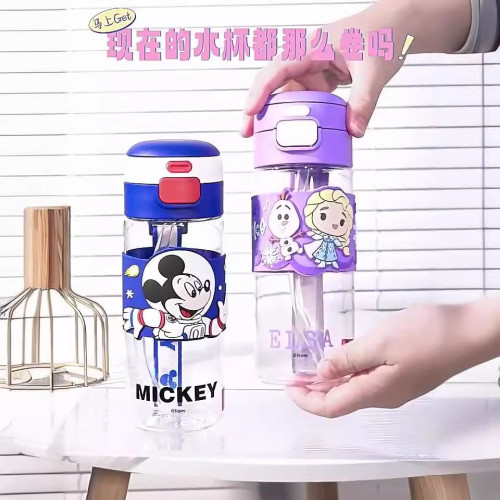 草莓熊米奇兒童水杯帶吸管可愛tritan材質上學專用學生防摔實體店 草莓熊米奇兒童水杯帶吸管可愛tritan材質上學專用學生防摔實體店