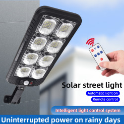 戶外太陽能一體路燈新款人體感應庭院燈帶遙控壁燈防水花園燈