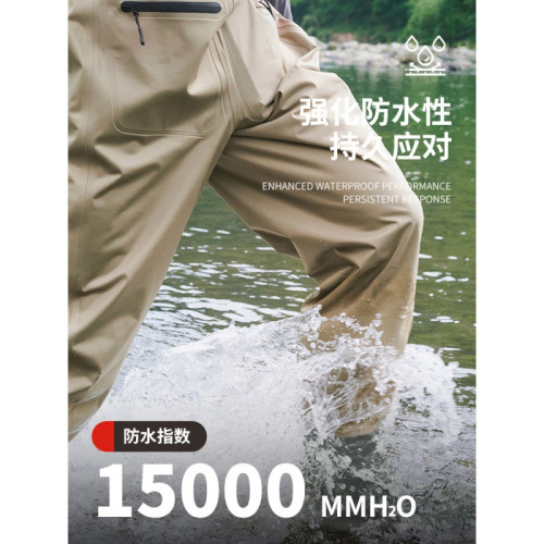 腰褲涉水褲路亞裝備釣魚服趕海水褲谿流釣半身連體防水下水褲海釣 腰褲涉水褲路亞裝備釣魚服趕海水褲谿流釣半身連體防水下水褲海釣