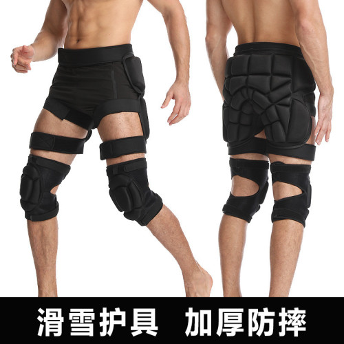 JR內穿滑雪護臀墊保暖加厚防摔防撞護膝冬季滑冰護具裝套兒童成人 JR內穿滑雪護臀墊保暖加厚防摔防撞護膝冬季滑冰護具裝套兒童成人