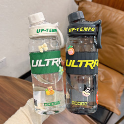 道奇tritan塑膠杯男款大容量塑膠杯夏天耐高溫水壺學生運動專用批