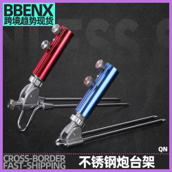 萬向插地架不鏽鋼砲台架地插座魚竿支架彩色魚竿支架砲台支架地插