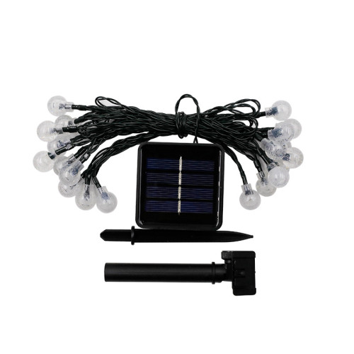 LED太陽能氣泡球圓球彩燈閃燈串燈戶外滿天星聖誕節日裝飾小彩燈 LED太陽能氣泡球圓球彩燈閃燈串燈戶外滿天星聖誕節日裝飾小彩燈