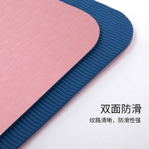 JR家用TPE瑜珈墊加厚加寬雙面防滑墊運動墊一體成型耐撕防水拒汗 JR家用TPE瑜珈墊加厚加寬雙面防滑墊運動墊一體成型耐撕防水拒汗