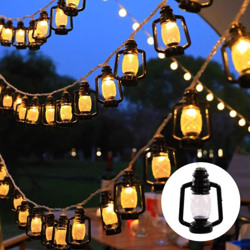 戶外露營氛圍燈led煤油燈串帳篷天幕網紅拍照裝飾布置營地小彩燈 戶外露營氛圍燈led煤油燈串帳篷天幕網紅拍照裝飾布置營地小彩燈