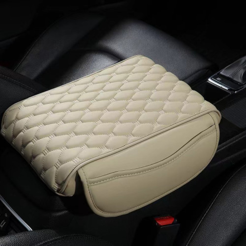 2024新款汽車扶手箱墊記憶棉扶手箱增高墊肘托墊納帕皮收納豆豆款 2024新款汽車扶手箱墊記憶棉扶手箱增高墊肘托墊納帕皮收納豆豆款