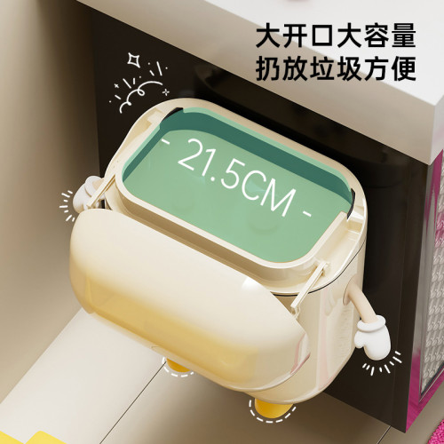 垃圾桶家用帶蓋壁掛衛生間廚房厠所專用大號紙簍可愛高顔值大容量