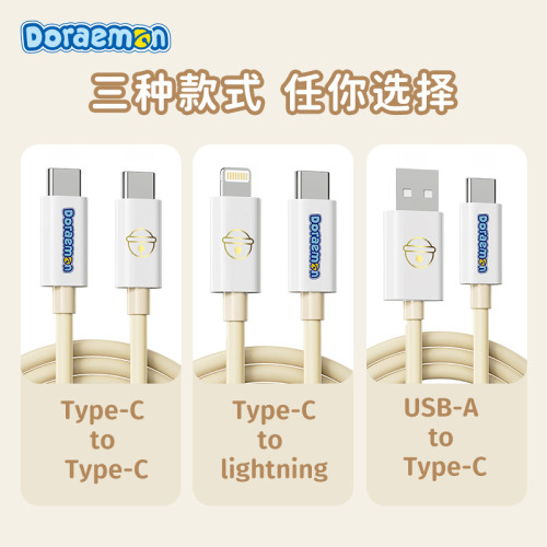 哆啦A夢PD20W雙口充電器頭適用蘋果1514充電線6A100W數據線type-c 哆啦A夢PD20W雙口充電器頭適用蘋果1514充電線6A100W數據線type-c