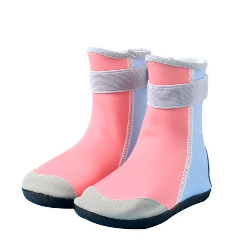 兒童高筒沙灘襪寶寶沙灘鞋赤足軟鞋趕海鞋潛水襪防割傷防滑沙灘襪