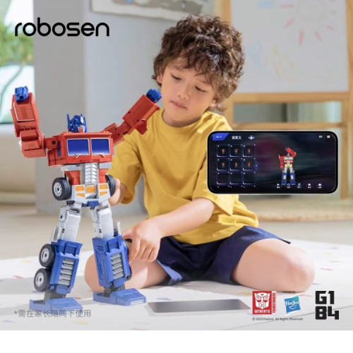 樂森機器人robosen語音控製自動變形擎天柱G1精英版智能機器人 樂森機器人robosen語音控製自動變形擎天柱G1精英版智能機器人