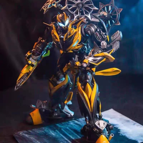 正版變形玩具大黃蜂1比18 百分之75合金雙頭雕不可變超可動模型 正版變形玩具大黃蜂1比18 百分之75合金雙頭雕不可變超可動模型