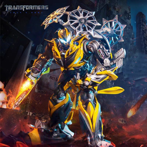 正版變形玩具大黃蜂1比18 百分之75合金雙頭雕不可變超可動模型 正版變形玩具大黃蜂1比18 百分之75合金雙頭雕不可變超可動模型